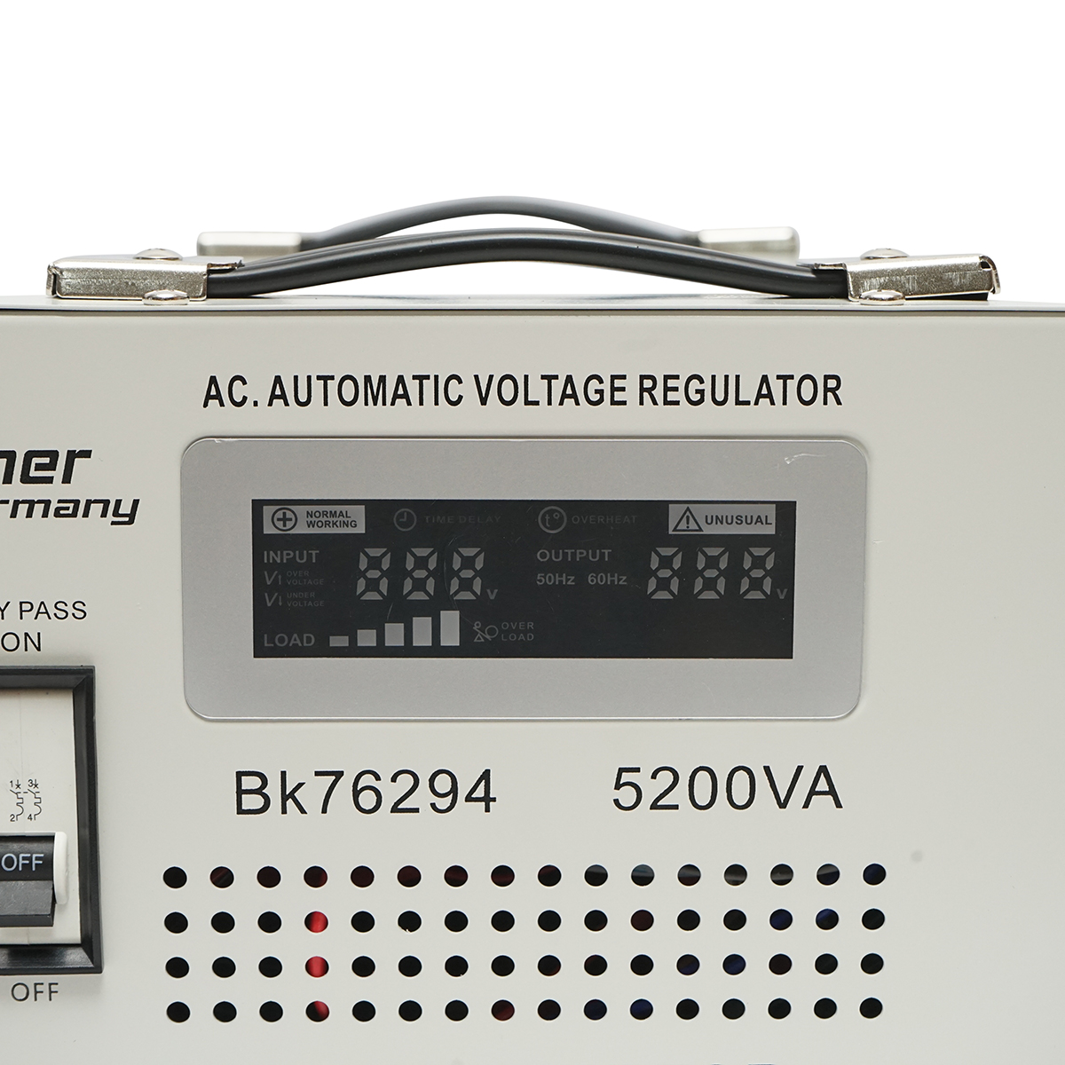 Stabilizator automat de tensiune 5200VA cu servomotor monofazat, 2 prize schuko 230V, afisaj LCD Breckner Germany - imagine 7