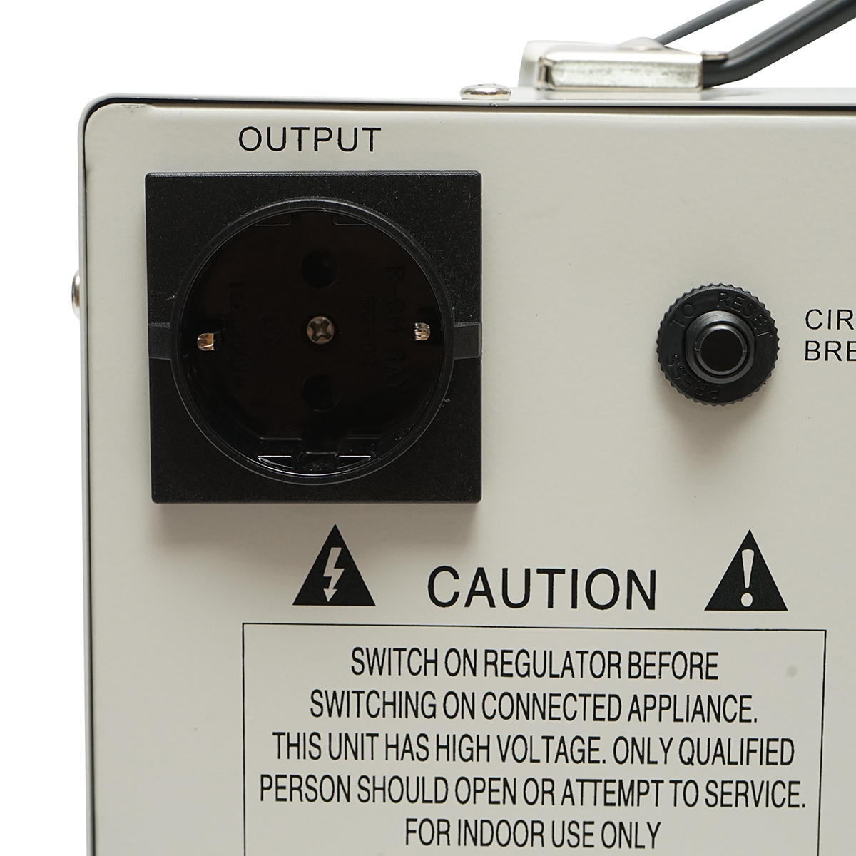 Stabilizator automat de tensiune 10.5KVA cu servomotor monofazat, 2 prize schuko 230V, afisaj LCD Breckner Germany - imagine 7