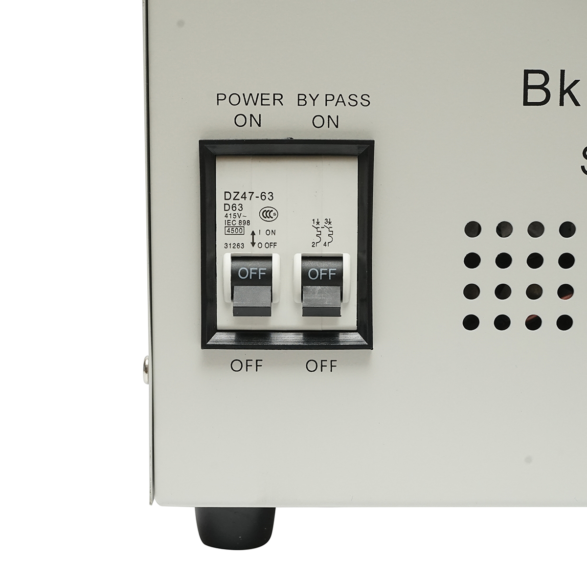 Stabilizator automat de tensiune 10.5KVA cu servomotor monofazat, 2 prize schuko 230V, afisaj LCD Breckner Germany - imagine 5