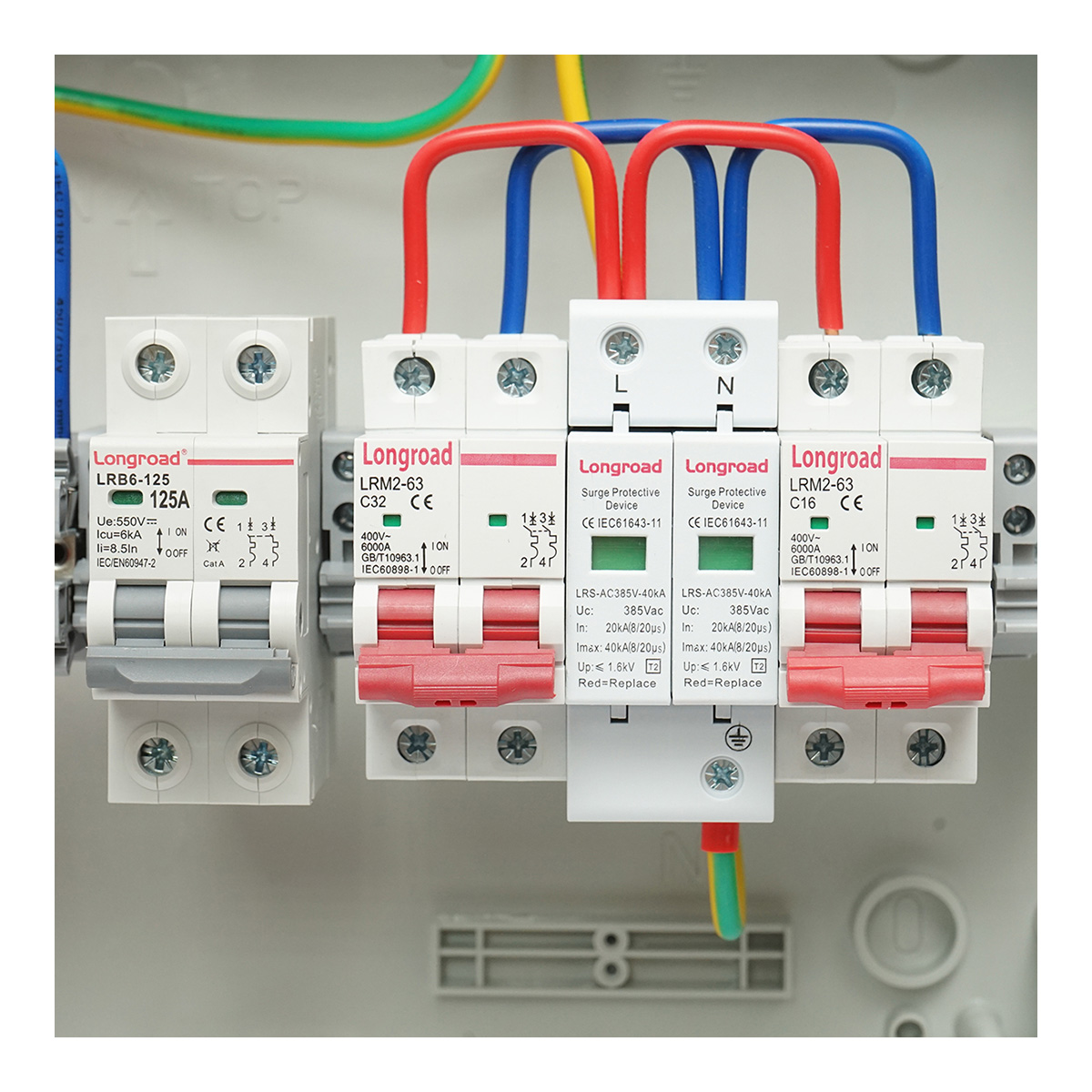 Tablou sigurante echipat DC/AC 3KW-5 KW cu protectie la baterii de 125Ah pentru invertoare ON/OFF Grid prosumator - imagine 9