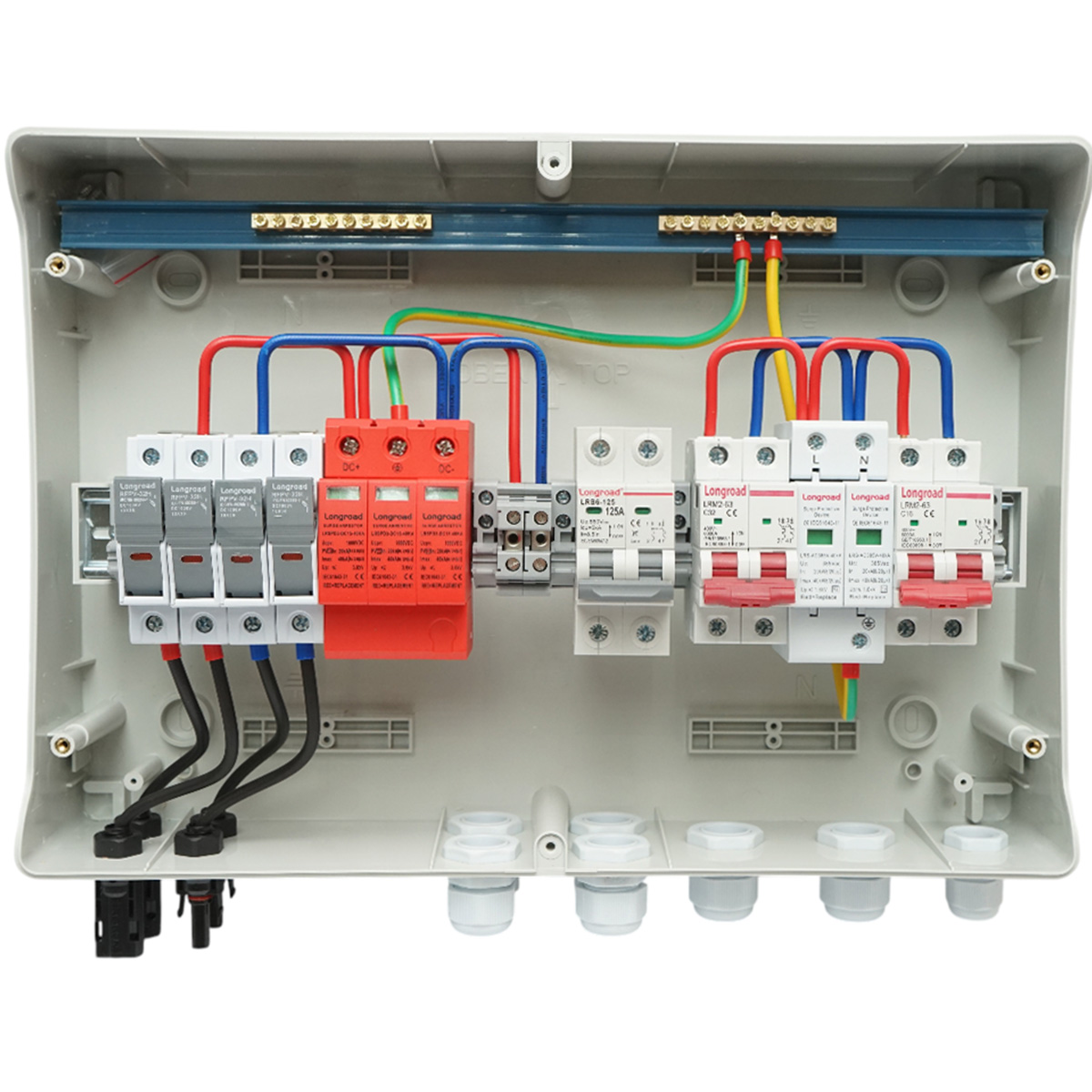 Tablou sigurante echipat DC/AC 3KW-5 KW cu protectie la baterii de 125Ah pentru invertoare ON/OFF Grid prosumator - imagine 7