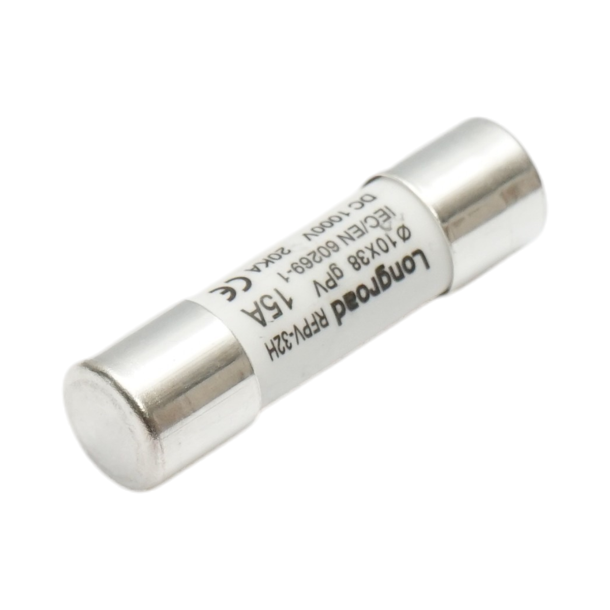 Siguranta fuzibila 10x38mm cilindrica gPV, 15A, 1000V pentru sisteme solare RFPV-32H Longroad - imagine 2