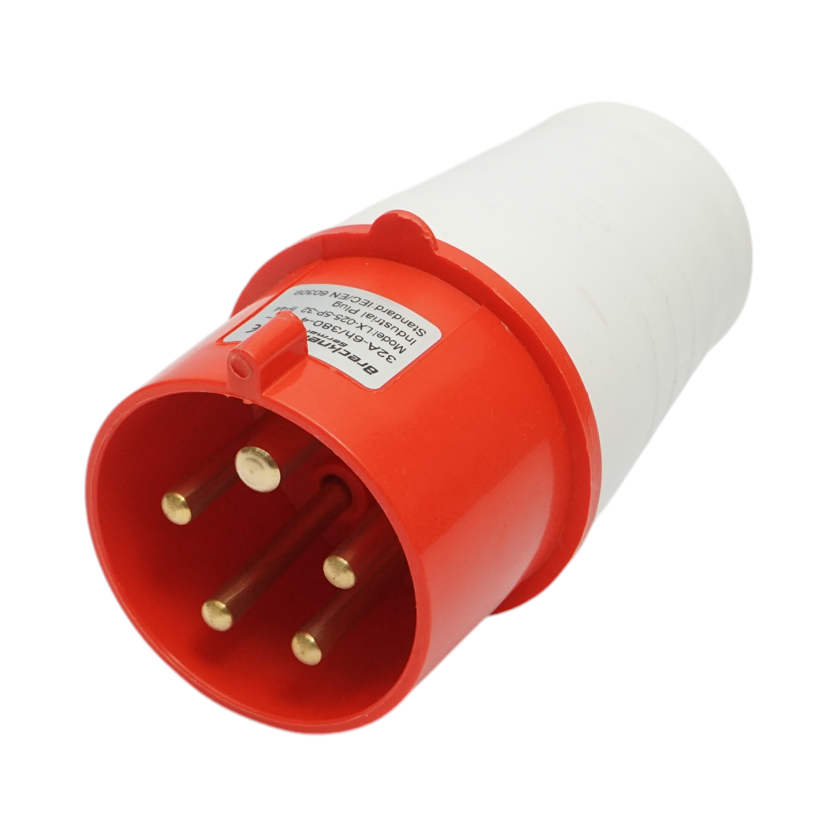 Stecher, fisa pentru priza industriala trifazata 32A, 415V, IP44, 6H Breckner Germany