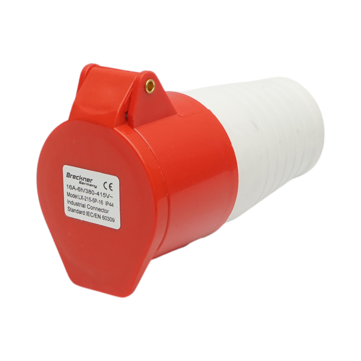 Priza industriala trifazica mobila 16A, 415V, IP44, 6H Breckner Germany