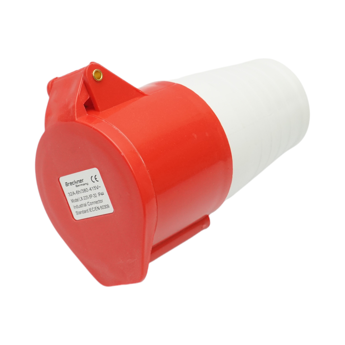 Priza industriala trifazica mobila 32A, 415V, IP44, 6H Breckner Germany