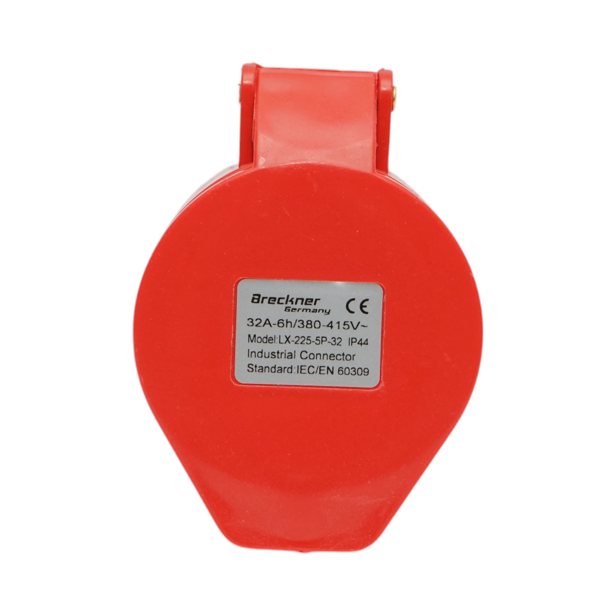 Priza industriala trifazica mobila 32A, 415V, IP44, 6H Breckner Germany - imagine 5