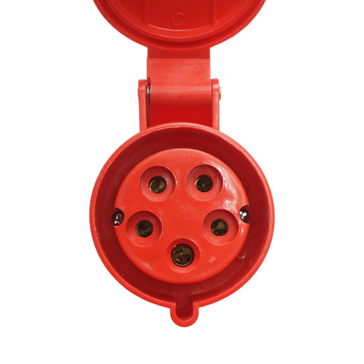 Priza industriala trifazica mobila 32A, 415V, IP44, 6H Breckner Germany - imagine 4