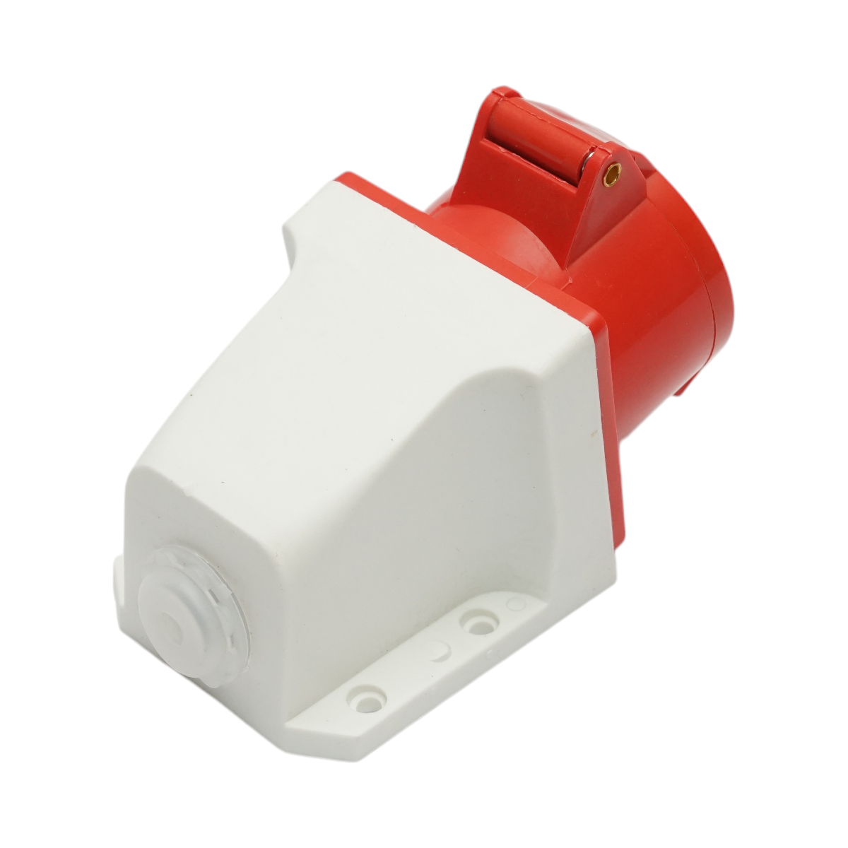 Priza industriala aparenta trifazica 16A, 380V, IP44, 6H Breckner Germany - imagine 3