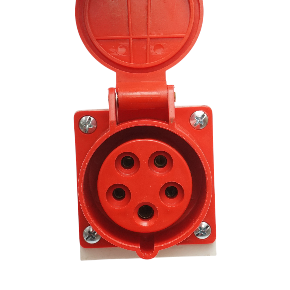 Priza industriala aparenta trifazica 16A, 380V, IP44, 6H Breckner Germany - imagine 5