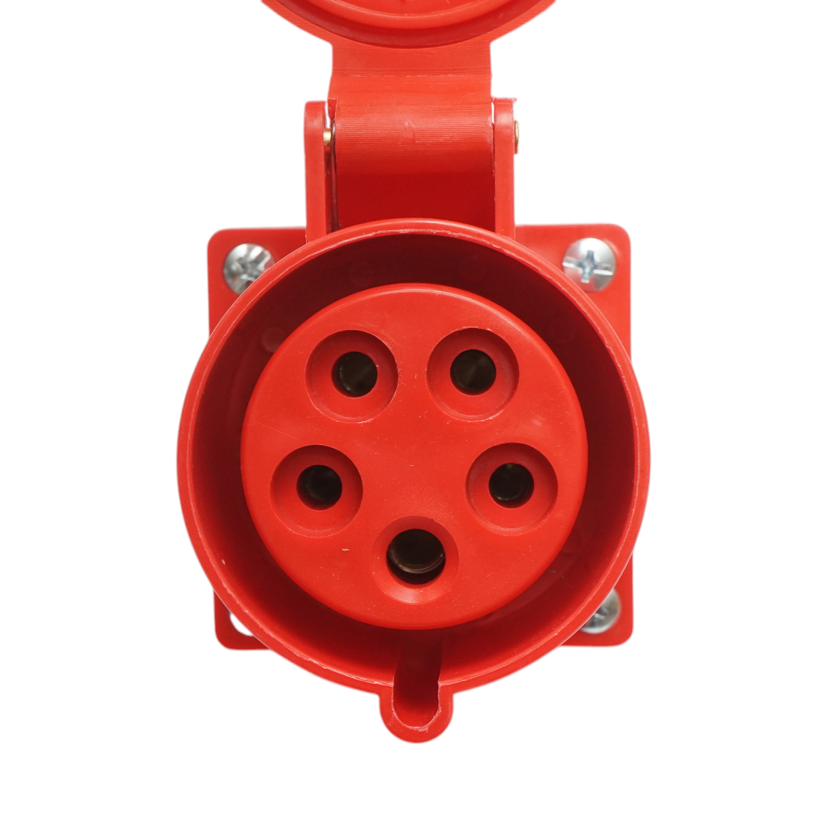 Priza industriala aparenta trifazica 32A, 380V, IP44, 6H Breckner Germany - imagine 5