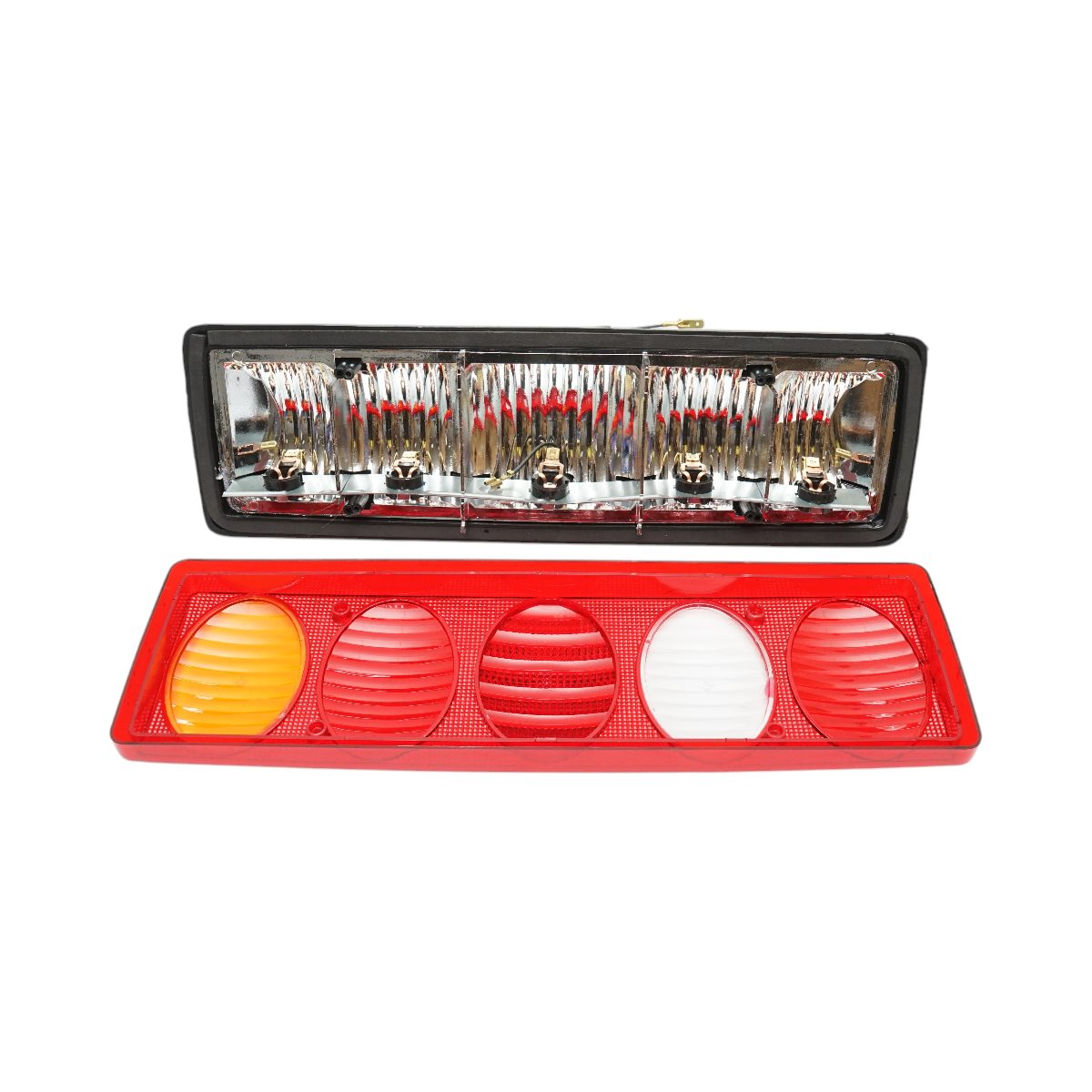 Set lampi spate camion DAF 24V stanga-dreapta 412x129x70mm Breckner Germany - imagine 3