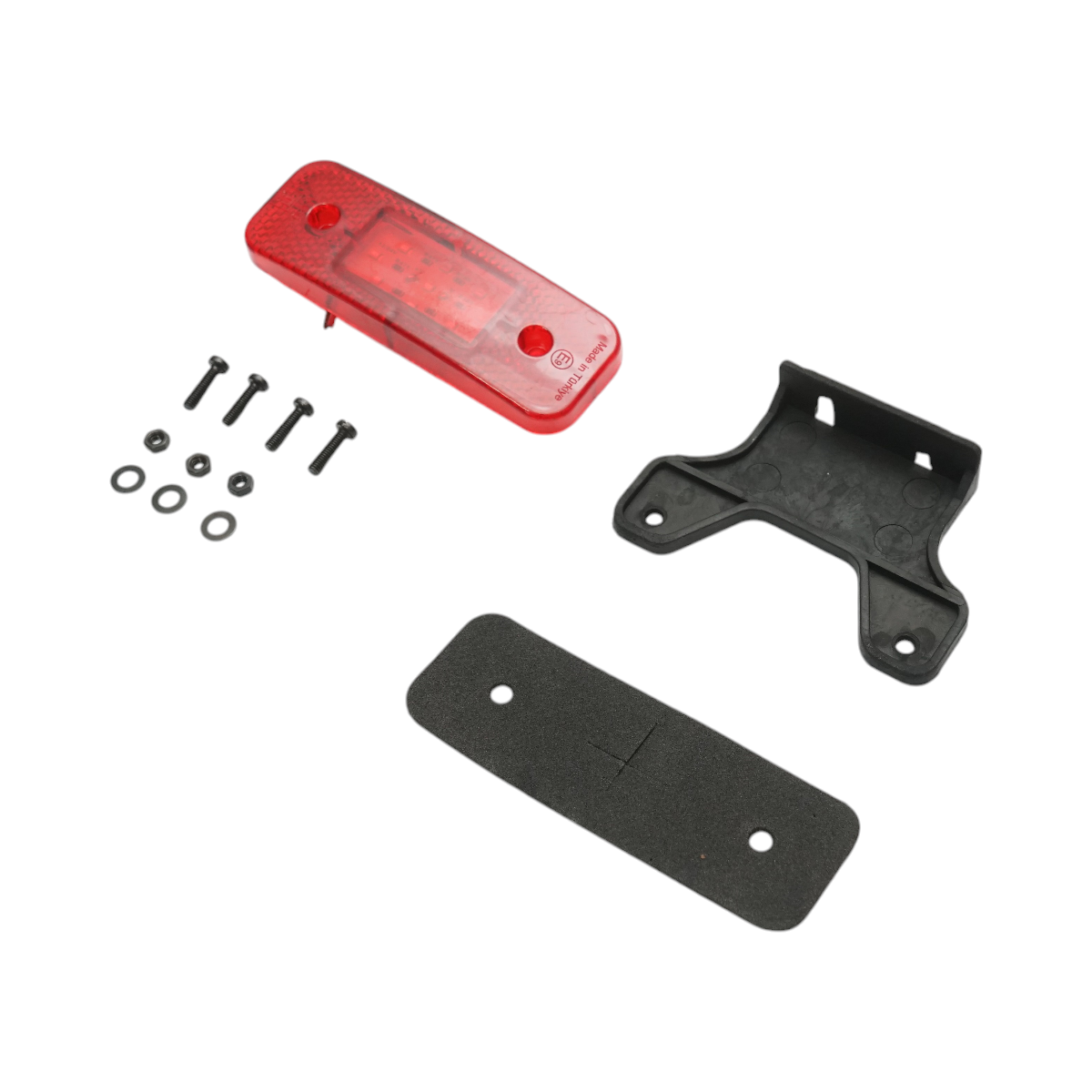 Lampa semnalizare laterala LED 12/24V rosie cu suport 115x40x15mm Breckner Germany - imagine 2
