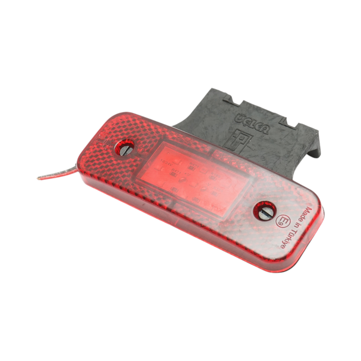 Lampa semnalizare laterala LED 12/24V rosie cu suport 115x40x15mm Breckner Germany - imagine 5