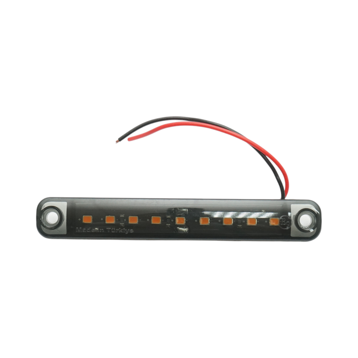 Lampa gabarit laterala slim LED 12-24V galben fumuriu 100x15x10mm FR0176