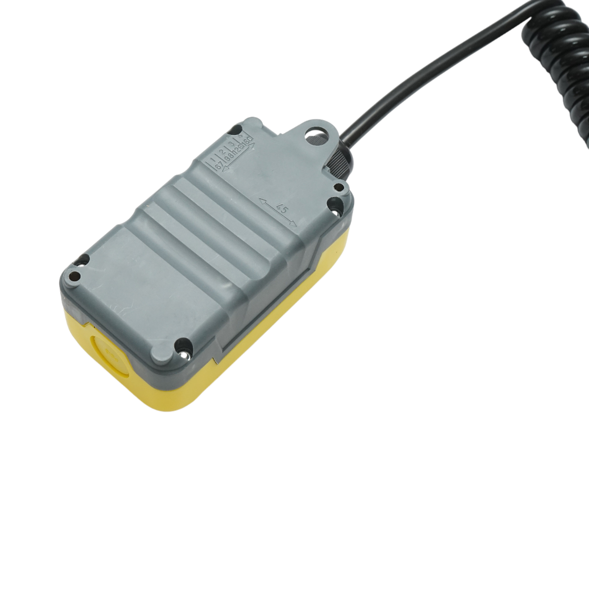 Telecomanda industriala cu 2 comenzi, cablu spiral si fisa priza 7 pini Breckner Germany - imagine 4