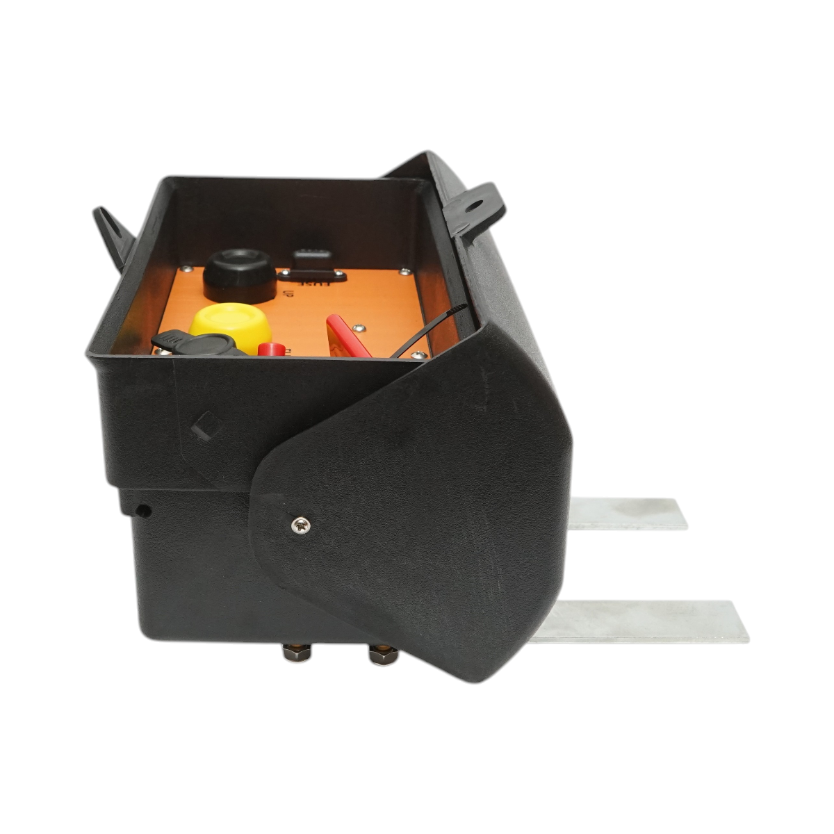 Cutie de comanda cu 3 butoane, intrerupator principal si siguranta fuzibila Breckner Germany - imagine 6