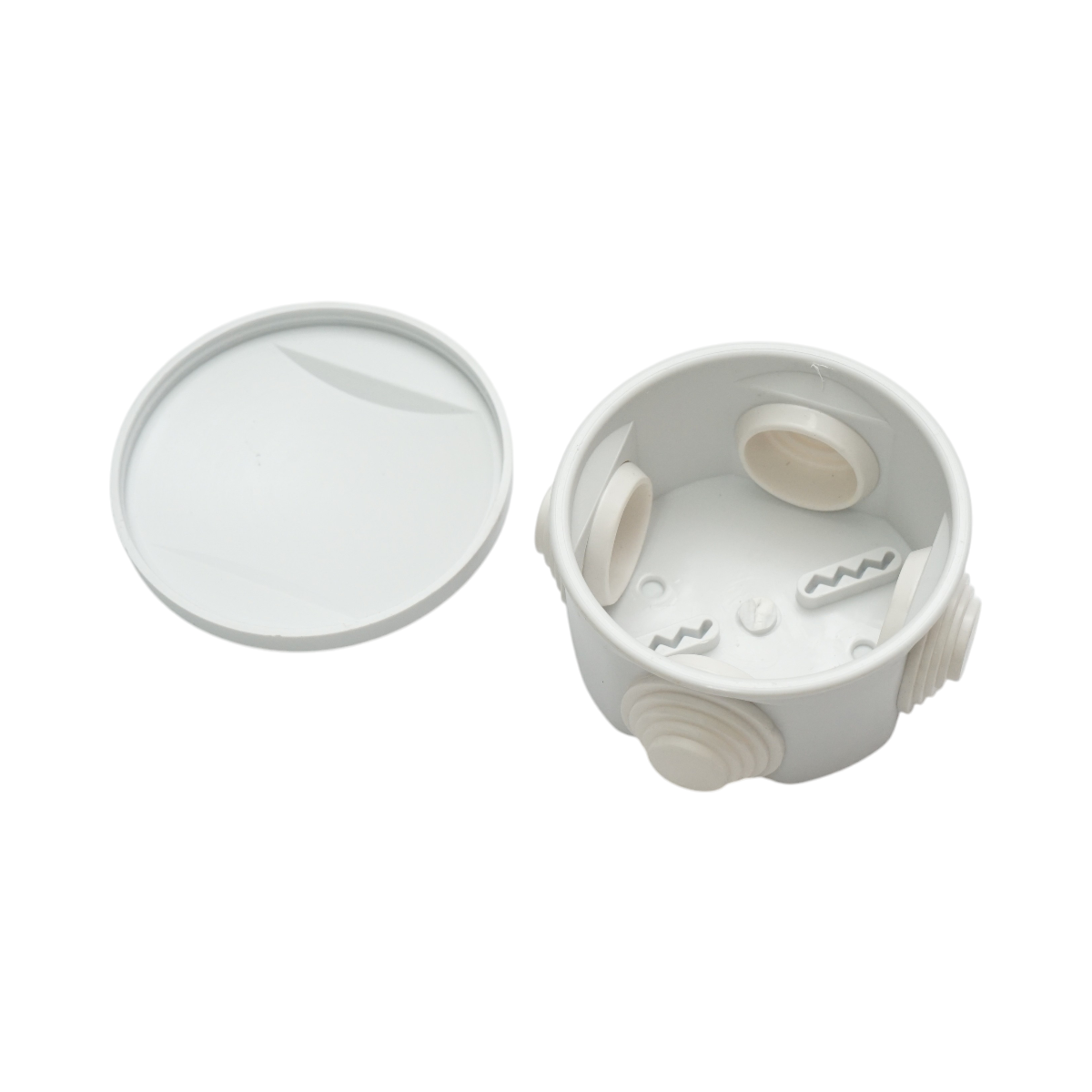 Doza derivatie rotunda aparenta 4 intrari 50x50mm IP44 Breckner Germany - imagine 2