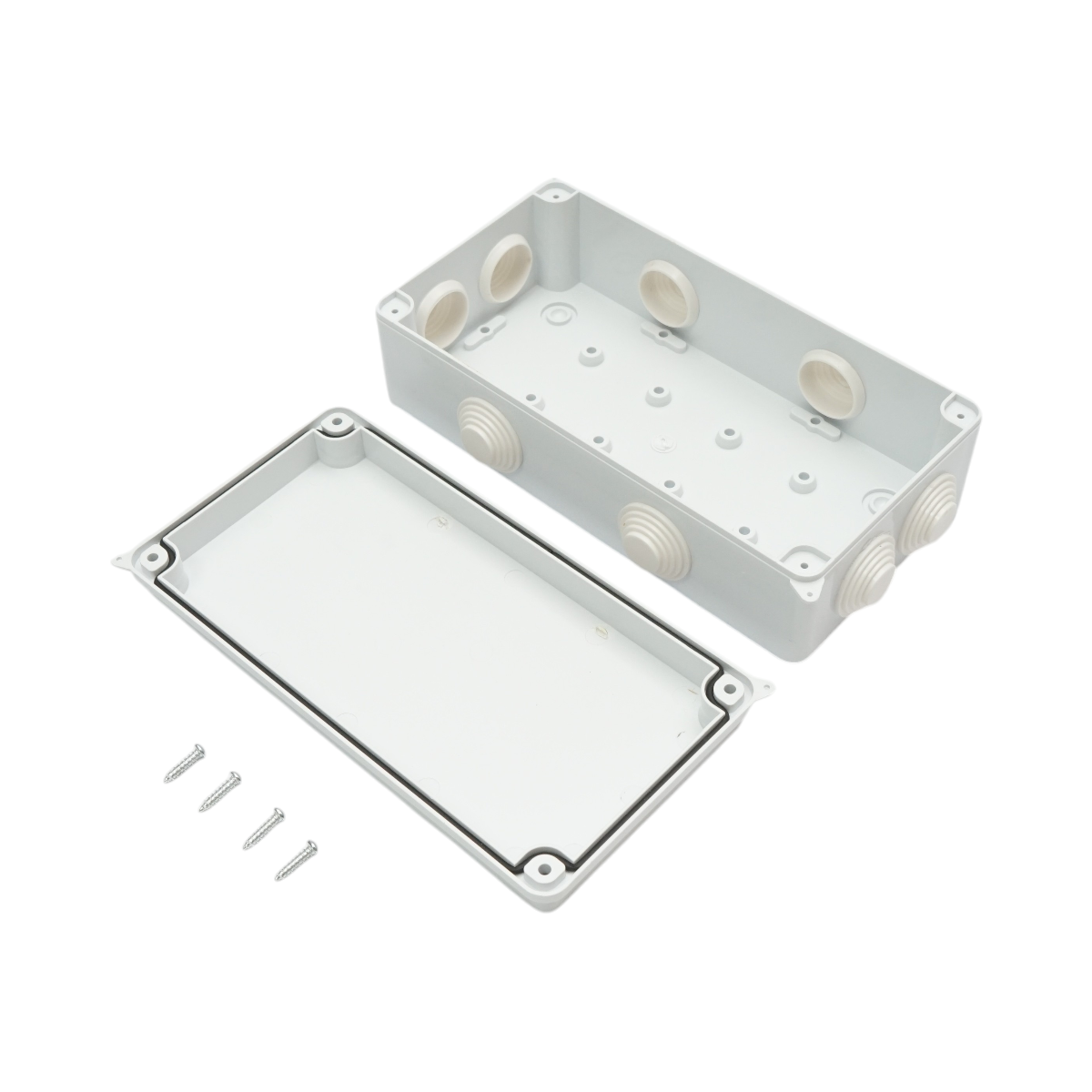 Doza derivatie aparenta 8 intrari 200x100x70mm IP65 Breckner Germany - imagine 2