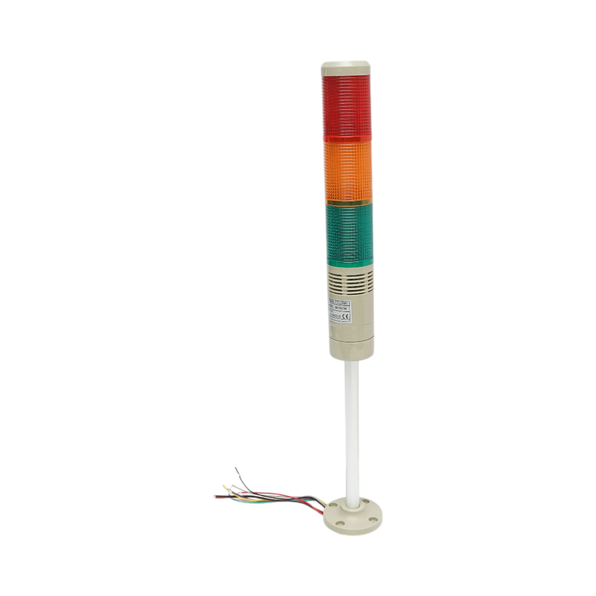 Coloana semnalizare LED 12-30V AC cu sirena rosie-verde-galbena Breckner Germany