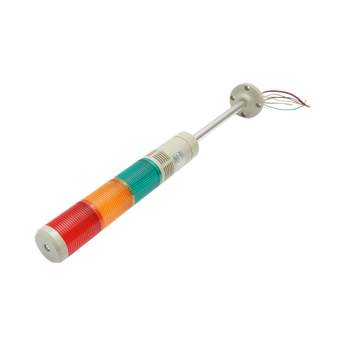 Coloana semnalizare LED 12-30V AC cu sirena rosie-verde-galbena Breckner Germany - imagine 3