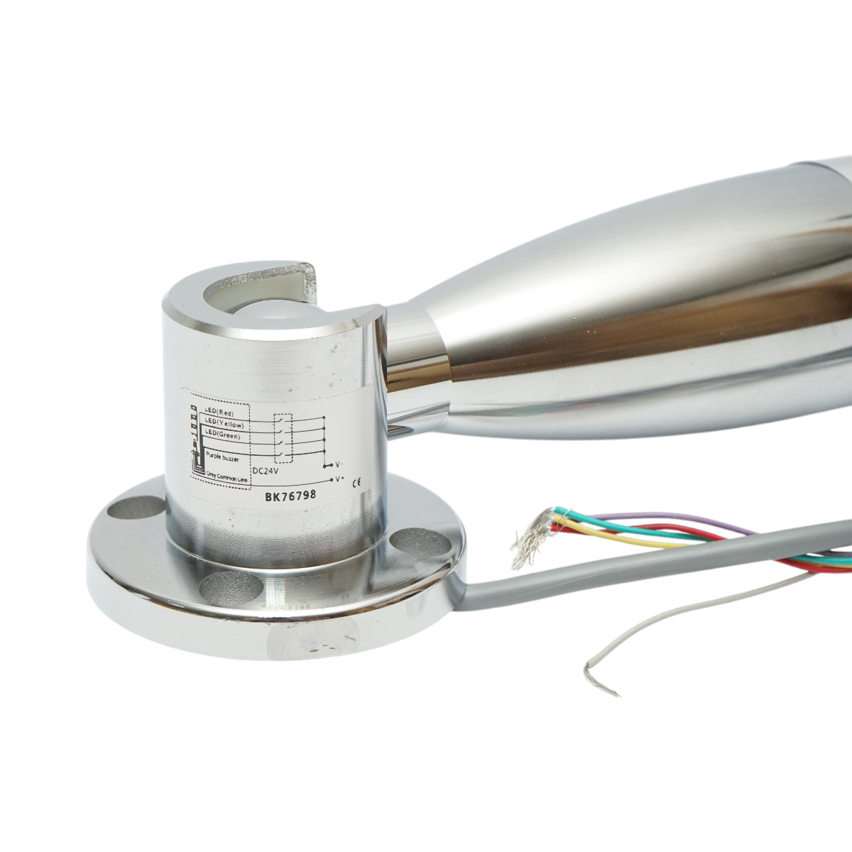 Coloana semnalizare LED 24V DC cu sirena rosie-verde-galbena IP65 Breckner Germany - imagine 6