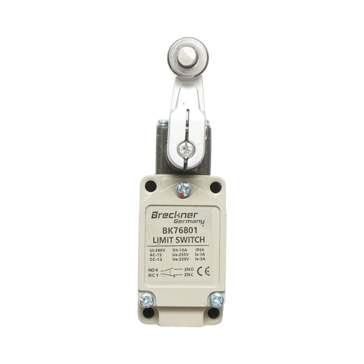 Intrerupator de limita cu brat reglabil si rola 380V 1NO+1NC IP66 Breckner Germany - imagine 4