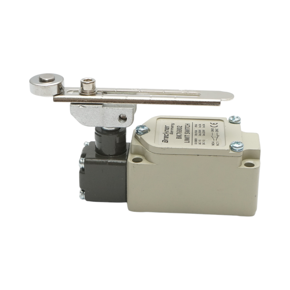 Intrerupator de limita cu parghie reglabila si rola 380V 1NO+1NC IP66 Breckner Germany - imagine 3