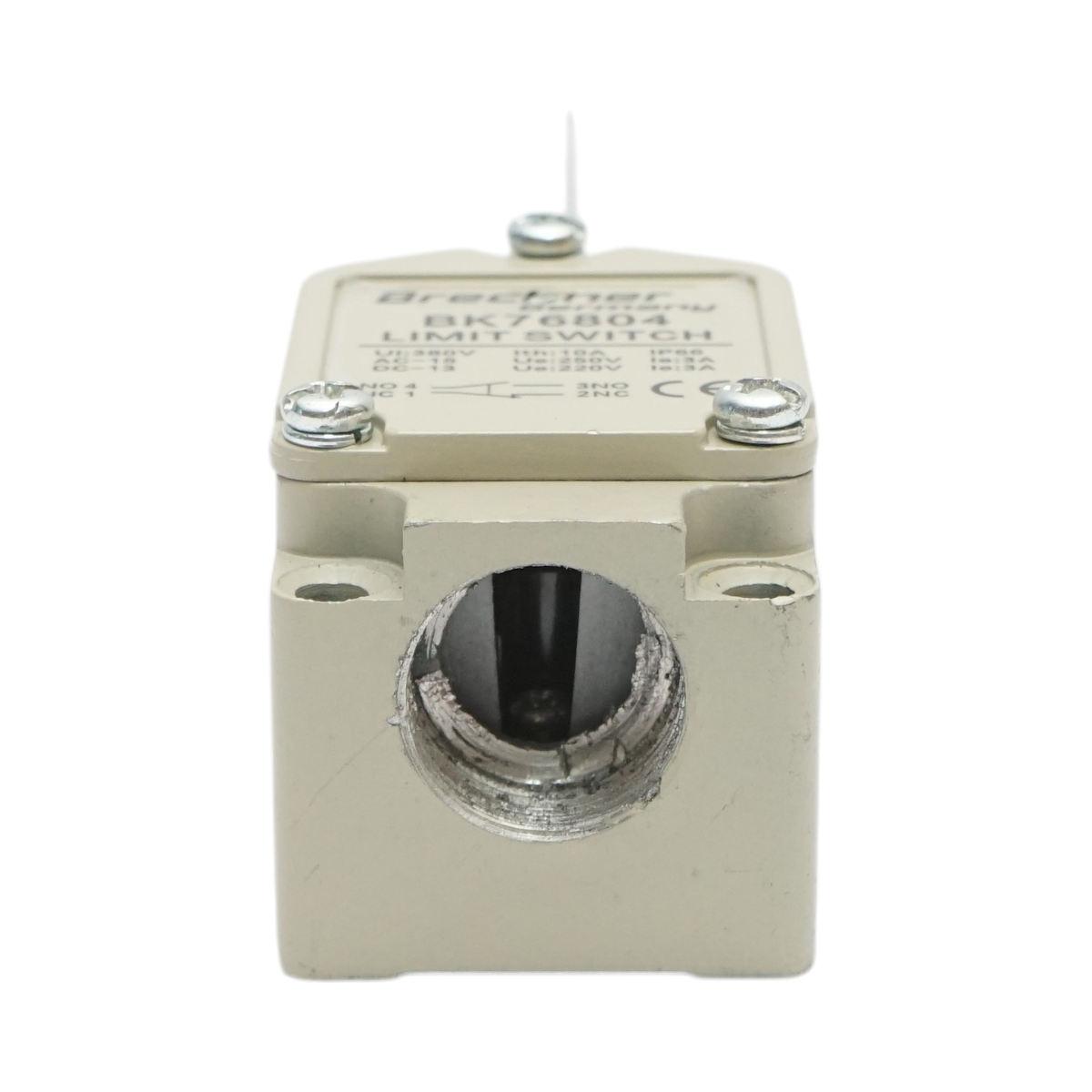 Intrerupator de limita cu sarma arc flexibila 380V 1NO+1NC IP66 Breckner Germany - imagine 5