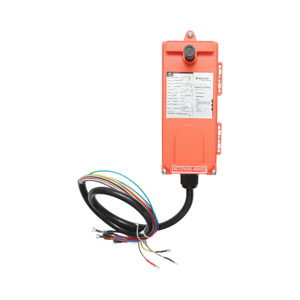 Telecomanda industriala wireless AC 12V cu 6 comenzi IP65 Breckner Germany - imagine 6