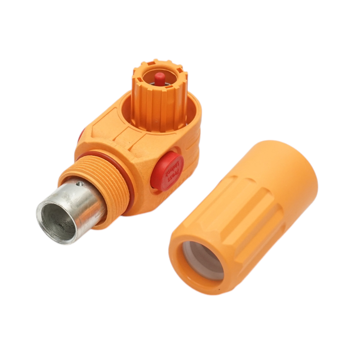 Conector baterie mama portocaliu 1500V/350A pentru cablu cupru 95mm² IP68 Leader - imagine 2