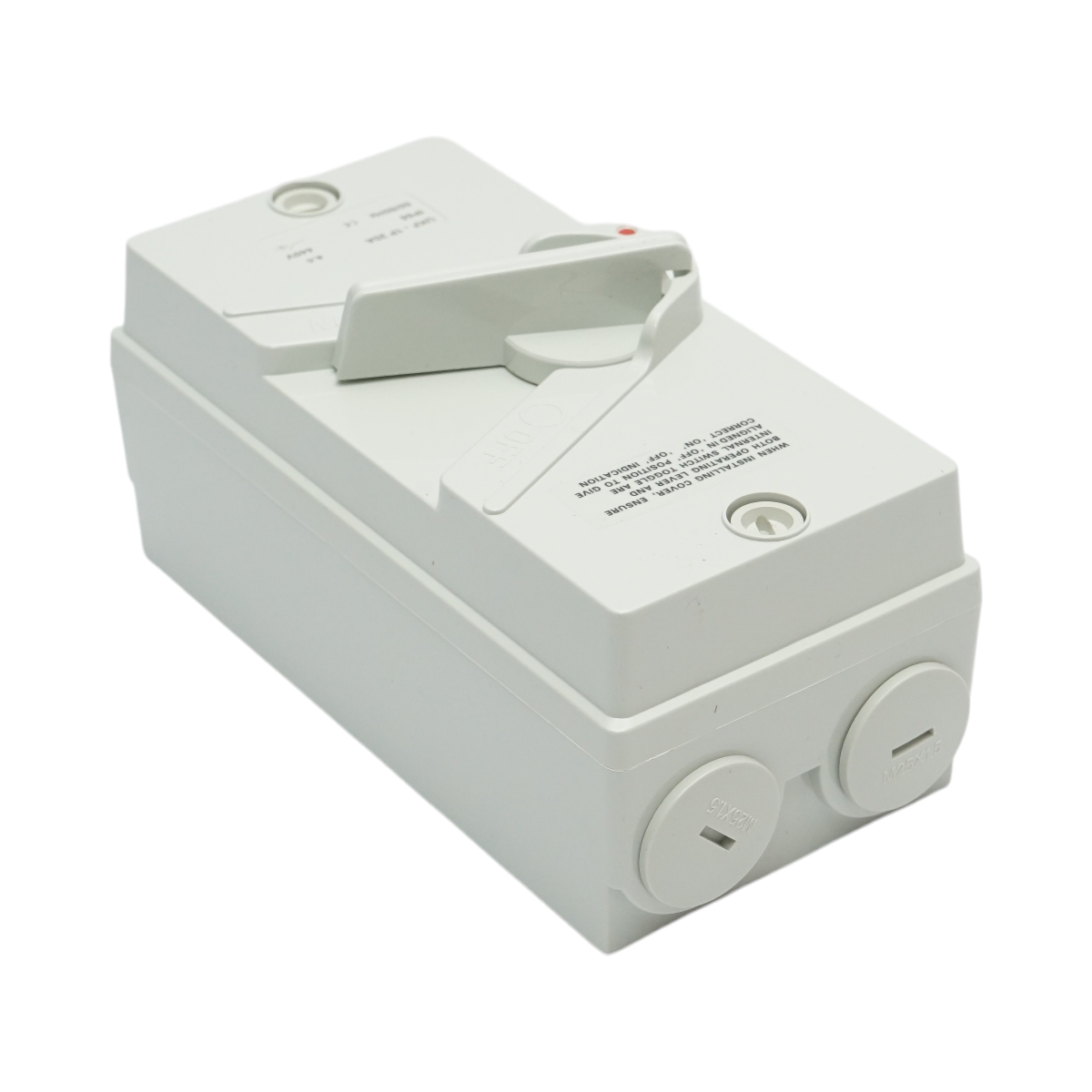 Intrerupator izolator 1P, 440V AC, 20A ON/OFF cu protectie IP66 - imagine 4