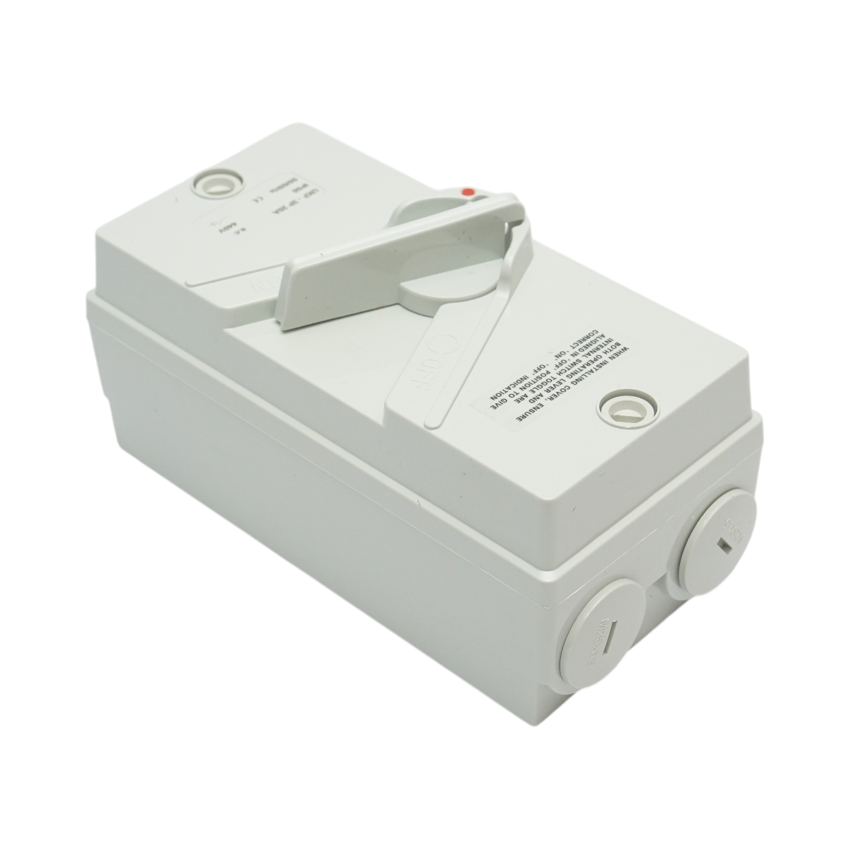 Intrerupator izolator 3P, 440V AC, 20A ON/OFF cu protectie IP66 - imagine 4