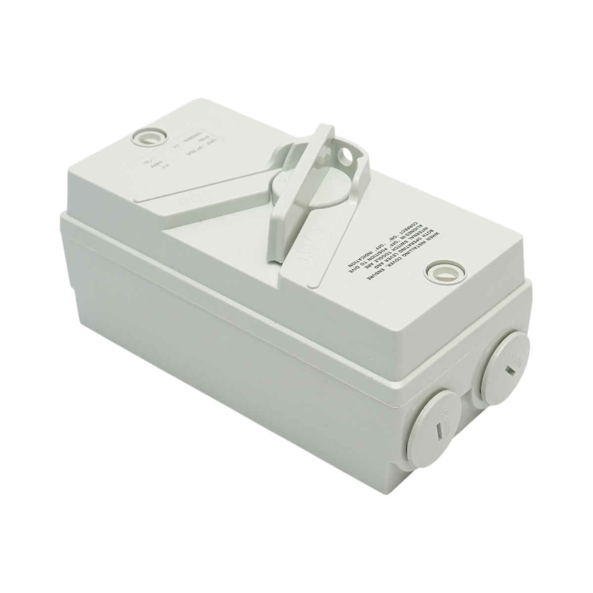 Intrerupator izolator 3P, 440V AC, 35A ON/OFF cu protectie IP66 - imagine 4