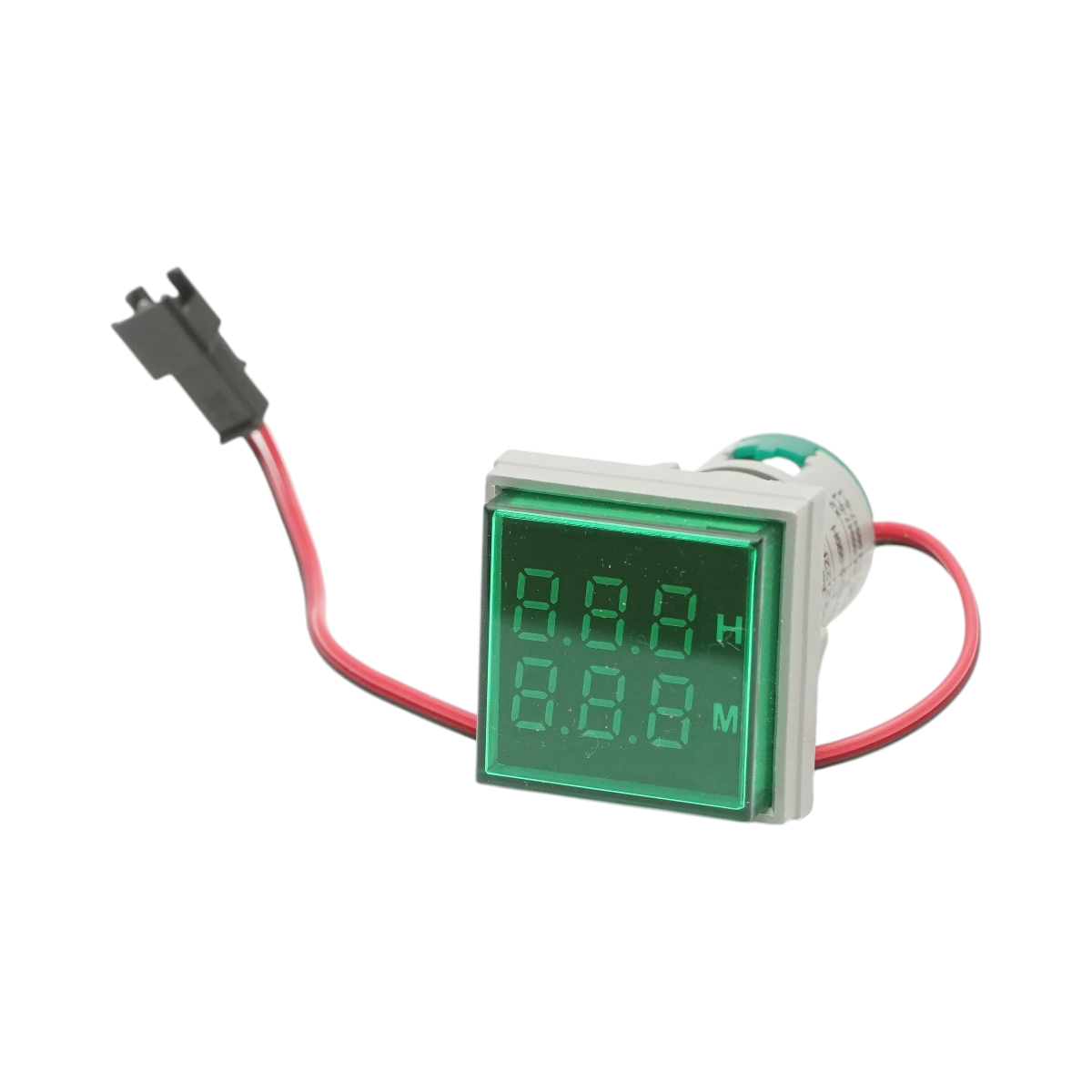 Indicator digital ore functionare LED verde 0-999H, 220V/380V AC Ø 22mm Breckner Germany