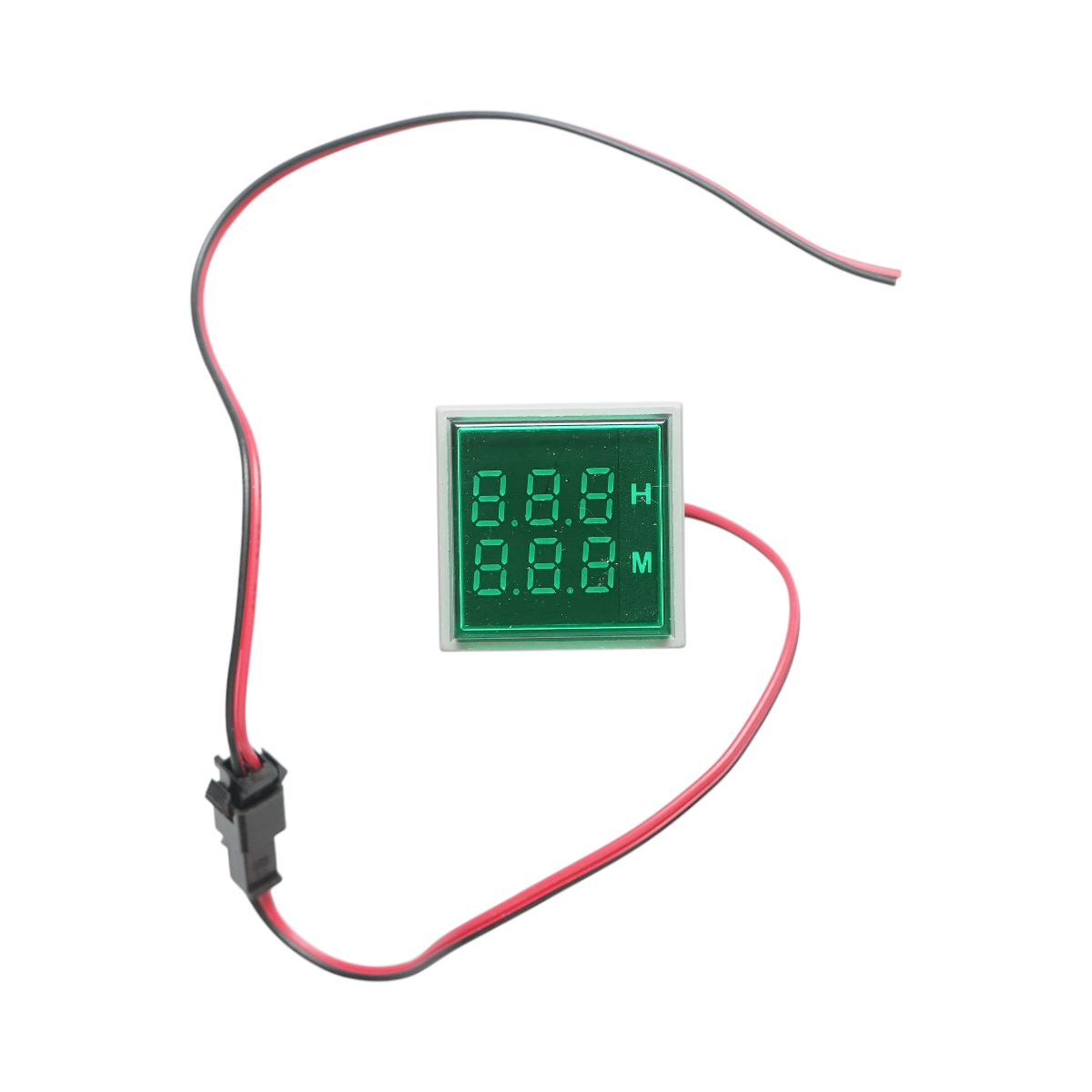 Indicator digital ore functionare LED verde 0-999H, 220V/380V AC Ø 22mm Breckner Germany - imagine 3