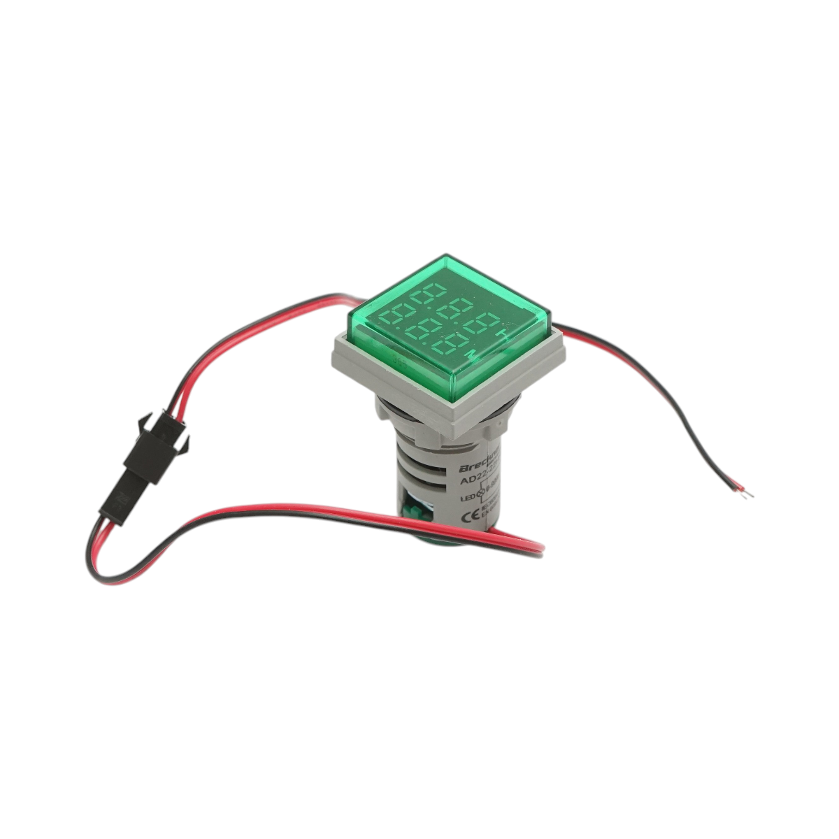 Indicator digital ore functionare LED verde 0-999H, 220V/380V AC Ø 22mm Breckner Germany - imagine 2