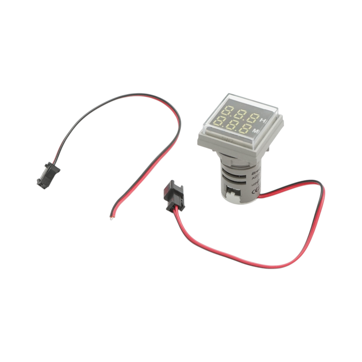 Indicator digital ore functionare LED alb 0-999H, 220V/380V AC Ø 22mm Breckner Germany - imagine 2