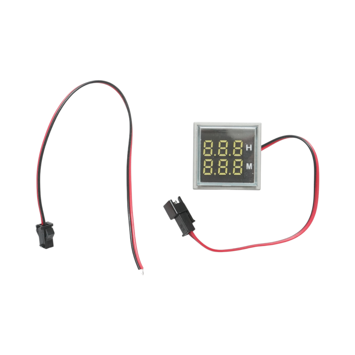 Indicator digital ore functionare LED alb 0-999H, 220V/380V AC Ø 22mm Breckner Germany - imagine 3