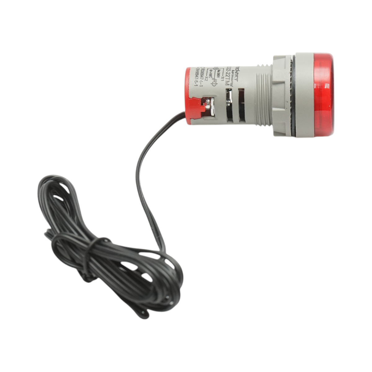 Indicator digital temperatura cu sonda LED rosu 220V/380V AC Ø 22mm Breckner Germany - imagine 4