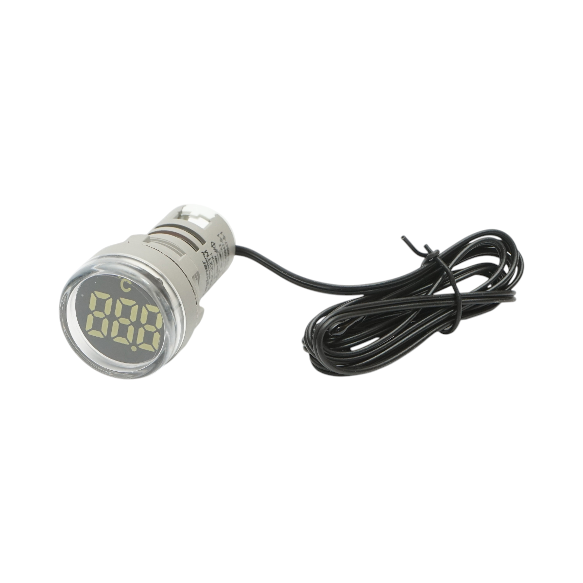 Indicator digital temperatura cu sonda LED alb  220V/380V AC Ø 22mm Breckner Germany