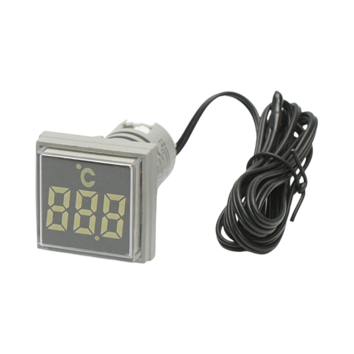 Indicator digital temperatura cu sonda LED alb 220V/380V AC Ø 22mm Breckner Germany