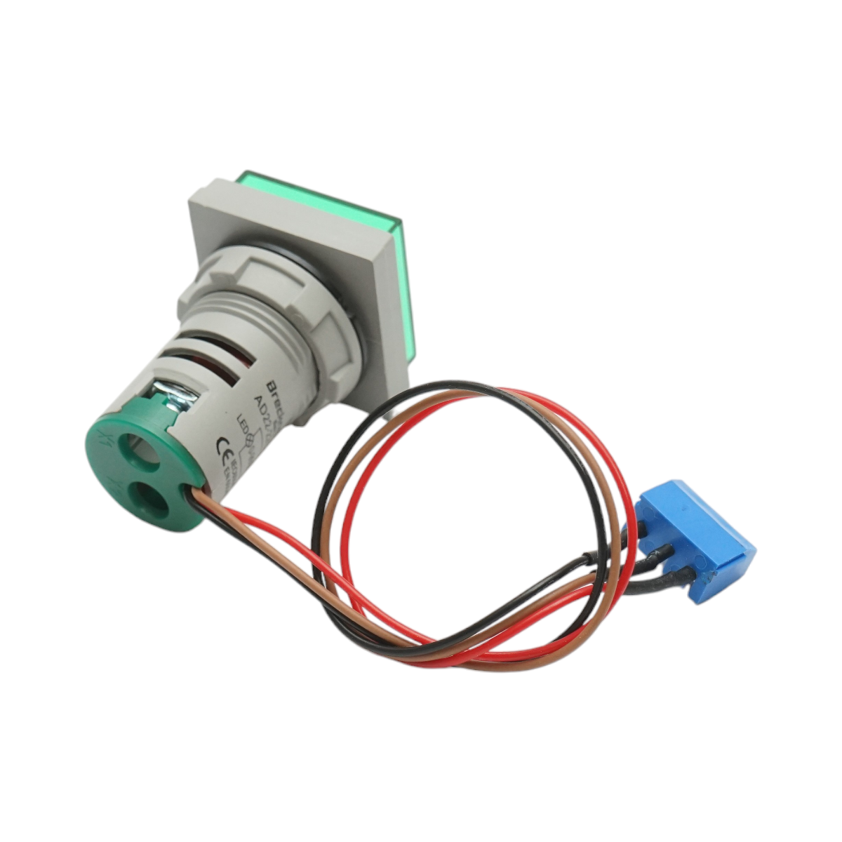 Indicator digital contor LED verde 0-999999, 220V/380V AC Ø 22mm Breckner Germany - imagine 5