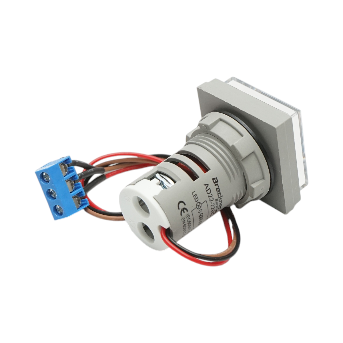 Indicator digital contor LED alb 0-999999, 220V/380V AC Ø 22mm Breckner Germany - imagine 5