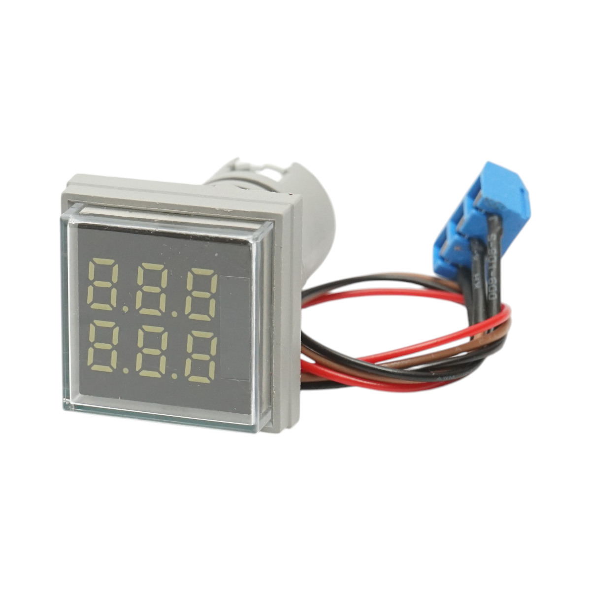 Indicator digital contor LED alb 0-999999, 220V/380V AC Ø 22mm Breckner Germany