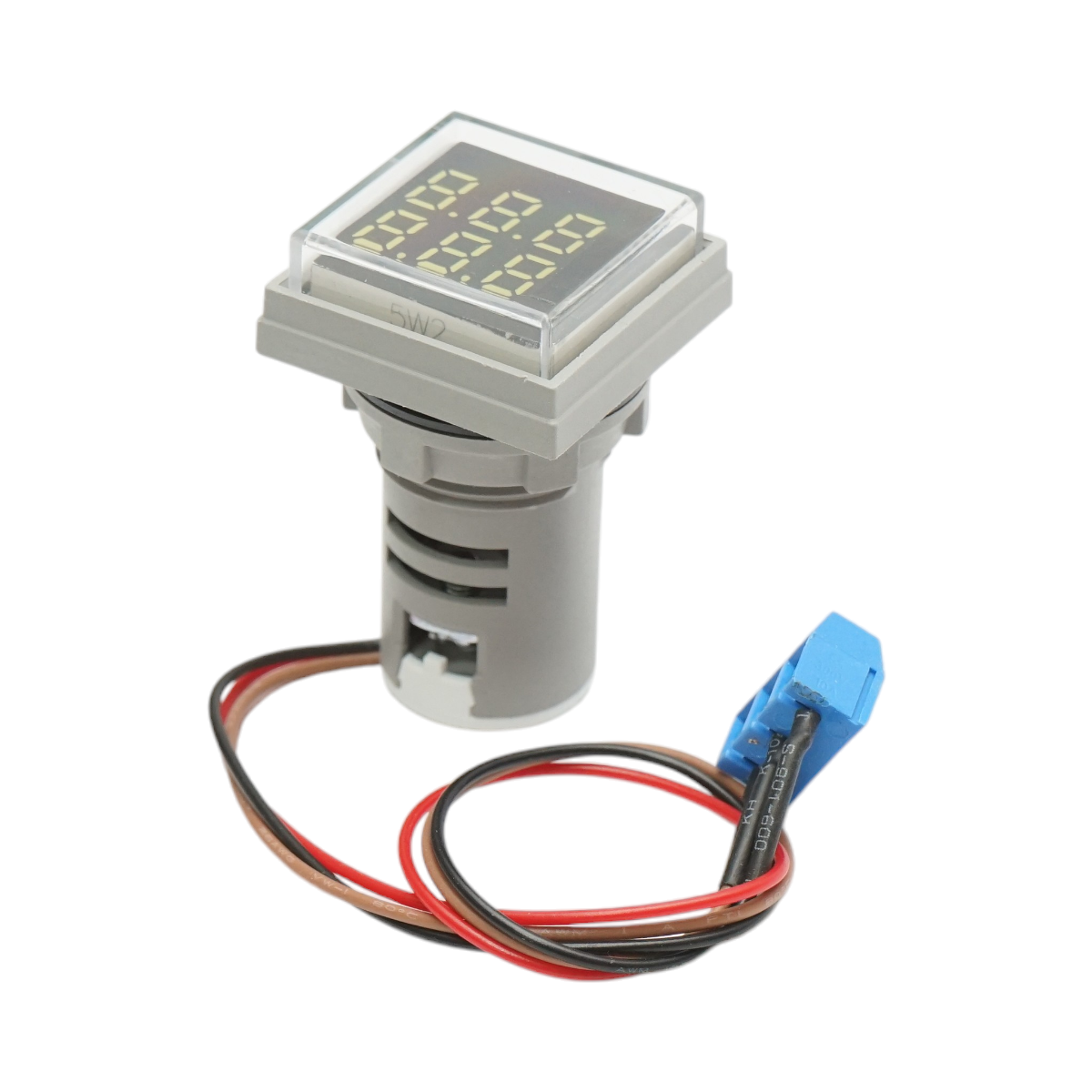 Indicator digital contor LED alb 0-999999, 220V/380V AC Ø 22mm Breckner Germany - imagine 2