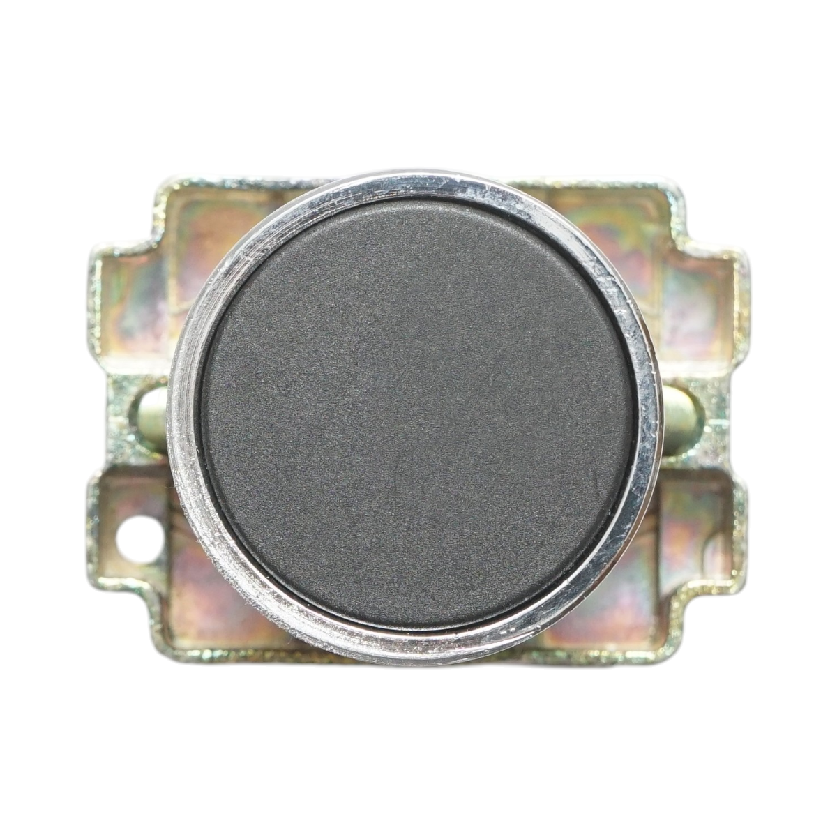 Buton comanda metalic negru cu revenire 1NO, 400V/10A, LAY5 Breckner Germany - imagine 2