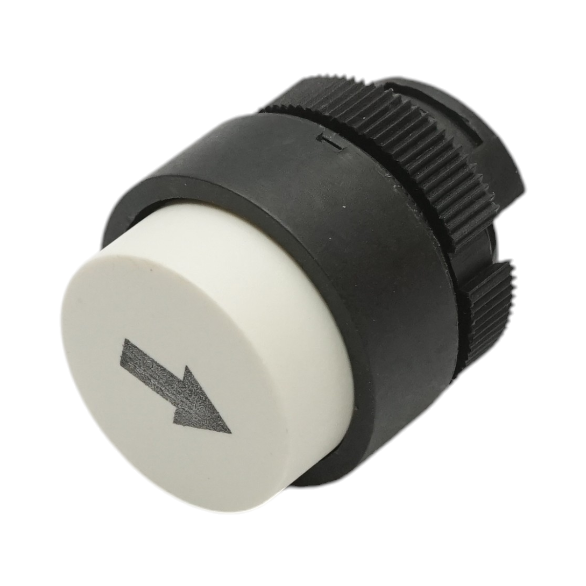 Cap buton comanda alb convex sageata sus Ø 22mm LAY5 Breckner Germany - imagine 2