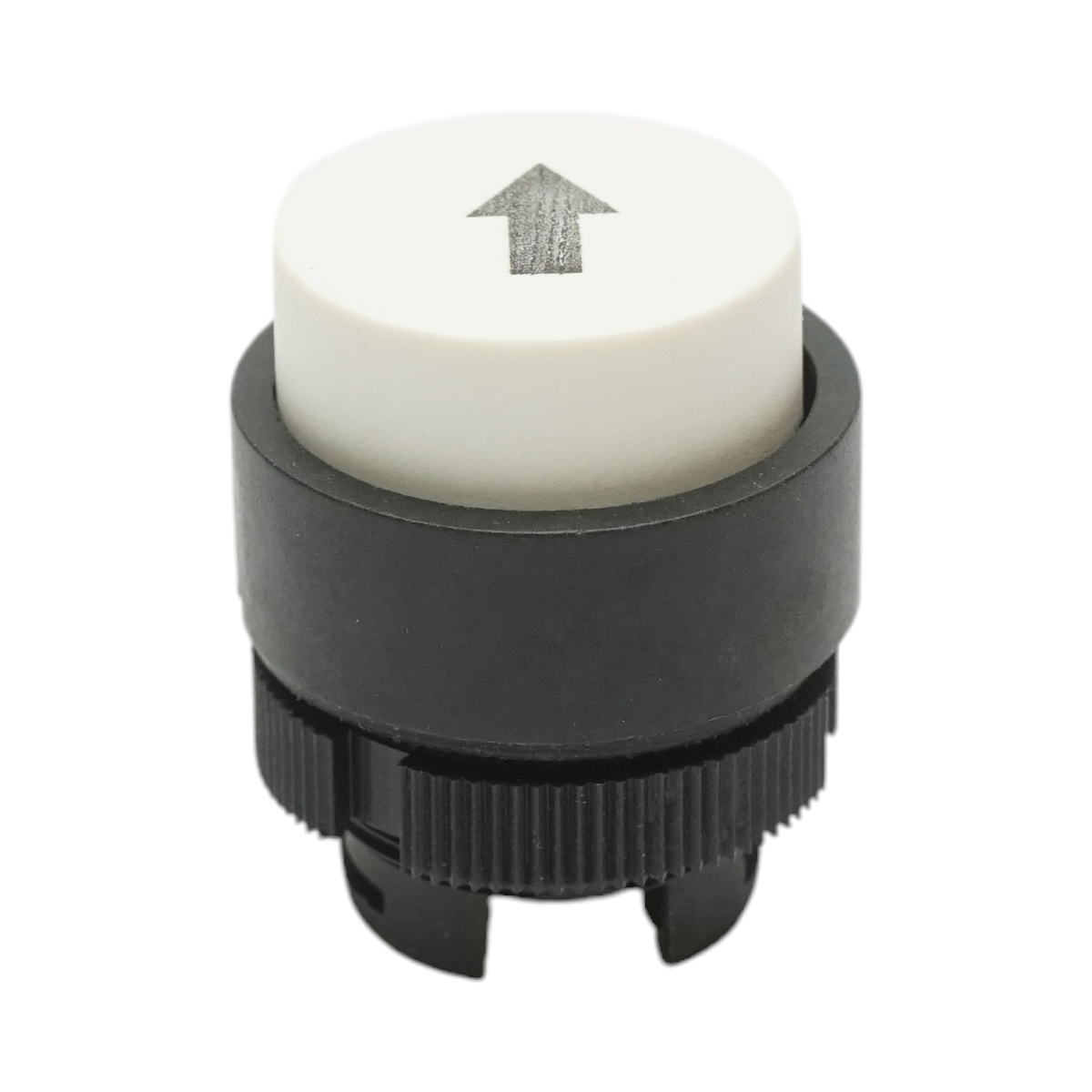 Cap buton comanda alb convex sageata sus Ø 22mm LAY5 Breckner Germany