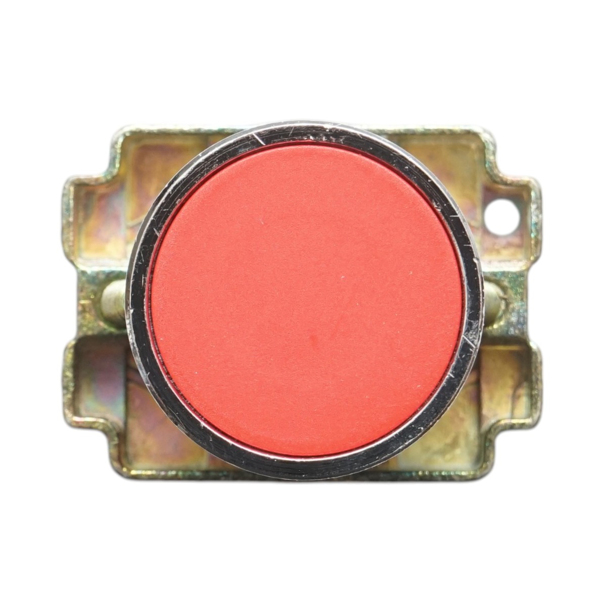 Buton comanda metalic rosu cu revenire 1NC, 400V/10A, LAY5 Breckner Germany - imagine 2