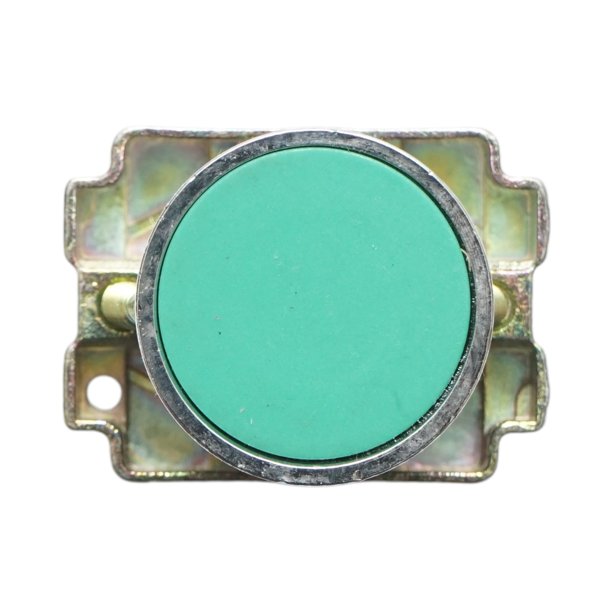 Buton comanda metalic verde cu revenire 1NO+1NC, 400V/10A, LAY5 Breckner Germany - imagine 3